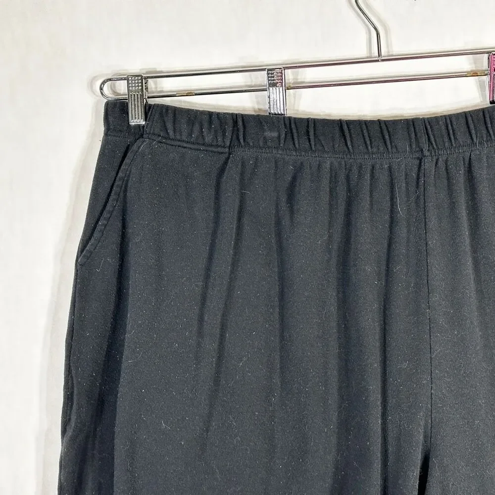 Roamans Plus Size 5XP Shorts 38W 40W Black Elastic Waist‎ Pockets Petite 1239